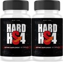 Rize lab Hard HS4 Kapsules, Hard HS4 for Men 's Health, Hard HS4 Extra Strength Pills, Hard HS4 Male Support for Overall Performance, Hard HS4 Maximum Formula Review (120 Capsules) (Paket 2)