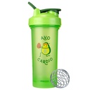 BlenderBottle Just for Fun Classic V2 Shaker Bottle Perfect for Protein Shakes and Pre Workout, 28- Ounce, Avo Cardio