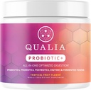Qualia Probiotic - 28 Science- Backed Provinsi Spore, Prepotik, dan Postories. Dukungan Gut total. Ketidaknyamanan Digetsy. Etis sumber. Promoses Akkermansia Growth. Persediaan 1 Bulan