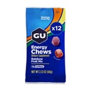 Chews Energi GU, Gummies Mix Pelangi dengan Electrolytes, Dairy- Free, OnTheGo Energy untuk Setiap Kerja, 12 Bags (24 Hamba Total)