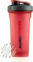 AGARO Magnum Shaker Bottle, 750 Ml, Steel Shaker Ball, Sipper Bottle Ideal untuk Protein, BPA Free, Leakproof, Red