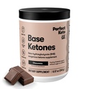 Perfect Keto Exotious Ketones Powder, BHB Salts for Ketosis & Fasting Support, Electrolites for Hydration, Caffeine Free Energy, Chocolate, 8.57 oz