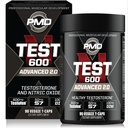 PMD Sports N-Test 600 Advanced Nitric Oxide Booster for Men - with Clinically Studied Tethofen - Lean Muscle and Power Gains with Estrogen Suppression (90 Veggie -Caps)