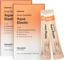 Hanskin Aqua Elastin Hyaluronic Acider Pawder for Hair, Skin, Wrinkles & Nails 124; Biotin, Vitalin C, Hyaluronic Accid 124; Nutres Supplemen Kesehatan Skin, 2g 30 Individual Sticks