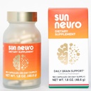 Sun Chlorella Sun Neotropic Nootropic Otak Suplement - Daily Memory Concentration & Focus Suplement for Women & Men - Natural Plasmalogen Boost from Sea Pineapple - 180 Capsules