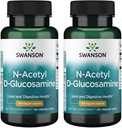 Swanson N- Acetyl D-Glucosamine - Natural Promotying Joints Support & Gastrointestinal Kesehatan - Natural Formula Mendukung Kartilage Sehat - (60 Vevgie Capsules, 750mg Masing-masing) (2 Paket)