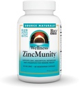 Sumber Wellness ZincMunion, Supports Zinc Absorpsi, Metabolisme dan Utilisasi untuk Imune Heath *, 50 mg Zinc - 60 Vegetarian Capsules