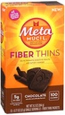 Metamucil Fiber Thins, Chocolate, 12 Paket, 9.3 oz - Kemas 2