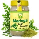 BASIC AYURVEDA Moringa Powder Leaf - 7.05 Oz (200g) 124; Bubuk Superfood Hijau Baik 124; Antioksidant Kaya, Vegan & Gluten- Free 124; Pure Diried Moringa for Smoothies, Teas, Antioksidant & Cooking