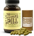 Serenity Pill 60 Caps - Pill Mood Organik & AntiStress Suplement Root Extract, Passion Flower Extract, Nutmeg & Green Tea