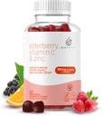 Mitos Elderberry Gummies dengan Zinc & Vitamin C 124; Vegan Elderberry Gummies untuk Dewasa 124; Imunity & Imune Support untuk Dewasa 124; Glutin & Gelatin Free