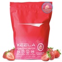 XEELA Plant Based Vegan Protein Powder - Diuji secara mandiri - 25g High Protein, Pea Protein for Men & Women - Vitamin & Minamins, Non GMO, Dairten & Gluten Free, LowCarb & LowFat (Kue Strawberry)