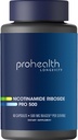 ProHealth Nicotinamide Riboside Pro 500. Dipatenkan NR Niagen 500mg plus 250mg TMG. NAD + Supplemen Boosts NAD +. NR Suplemen Proven dalam 300 Studies. 30 Hamba