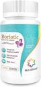 Nutrablast Boric Acid Vaginal Suppotory Complex w / Aloe Vera & FOS Prebiotic Enhancer 124; All Natural Brootic 126; Made in USA (30 Count)