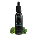 Zinc Complex - 30 Servings, 2oz, Peppermint Flavor, Vegan Liquid Ionic Zinc Sulfate Drops Plus Trace Mineces for Daily Immune System Support