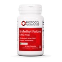 PROTOCOL UNTUK KEHIDUPAN BALICE 5- MEthylfolat 50000mcg - Superior MetholFalour Bioavability - for Brain Support for Women & Men - Kosher & Vegan - 50 Veg Caps