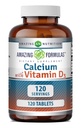 Menakjubkan Formula Kalsium dengan Vitamin D3 Tambahan 124; Tablets 124; Non-GMO 124; Gluten- Bebas 124; Dibuat di AS (1 Pack 124; 120 Count)
