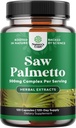 Natures Craft Extra Strength Saw Palmetto Extract - Advanced Saw Palmetto for Women and Men 's Hair Health and Urinary Support with Plant Spols & Flavonoid - Enable Herbal Suppplemen 120 Capsules