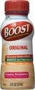 Boost Complete Nuttration Drink, Creamy Strawberry, 8 Ounces Each (Paket 6)
