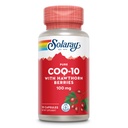 Solaray Pure CoQ10 100mg dengan Hawthorn Berry, Antioksidant Formula dengan CoEnzyme Q10 dan Vitamin E untuk Dukungan Energi dan Kesehatan Jantung Cellular, Lab Diverifikasi, garansi 60 Hari, 30 Kapsul