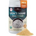 Naturealm Lion 's Mane Mushroom Powder - Otak Organik Dukungan untuk Kejernihan Memori Fokus - Tidak Kognitif Fungsi - 60 Servis