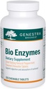 Genestra Brands Bio Enzymes 126; Lengkap Enzymes Digetical Formula di Tewable Tablet; 100 Tablet Chewable 124; Natural Peppermint Flavor