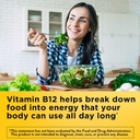 Nature Made Energy B12 1000 mcg, Dietary Supplement for Energy Metabolism Dukungan, 150 Gummies, 75 Hari Suppply (Paket 2)