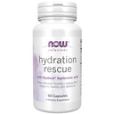 NOW Foods Solutions, Hidration Rescue with Hyabest ® hyaluronic acid, Helling Feather Youthful Looking Skin *, Support Healthy Skin Moiguez *, 60 Veg Capsules