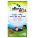 Probiotik Trubiotics untuk Anak-anak Digetical & Dukungan Kesehatan Ammune, Probiotik Anak-Anak Terbebas untuk Membantu Mempertahankan Tummy Heally, Strawberry Flavor, 30 Tablet