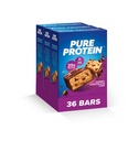 Murni Protein Bars, Protein Tinggi, Nutrisi Makanan untuk Mendukung Energi, Gula Rendah, Gluten Bebas, Chocolate Chip, Paket 36
