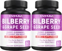 Bilberry Capsules dengan Bilberry, Grape Seed, Carrot, Elderberry dan More - 120 Capsules untuk 4 Bulan Supply (Paket 2)