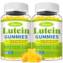 Lutein dan Hobxanthin Gummies dengan Astaxanthin & Bilberry Extract - Vitamin Eye dengan Omega-3, Vitamin A, C, E, D3 & Zinc untuk Vision Health - Sugar Free, Mango Flavor, 120 Count