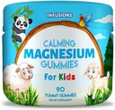Infusisasi Gummies Tenang Magnesium untuk Anak 90 Count - Sehat Muscle Bone Energy Support Soft and Delicious Vegan Friendly & Non- GMO