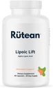 Alpha Lipoic Acid - Lipoic Lift - untuk Dukungan Liver, Nerve Health & Cardiovascular Health - Premium Alpha Lipoic Acid - 60 Capsules - Gluten Free, Vegetarian Capsules, Soy Free & Nor-GMO