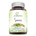 Amazing India Senna (Dibuat dengan Senna Natural) 500 Mg per Serving 120 Veggie Kapsules Supplement; 126; Non-GMO 124; Glute- Free
