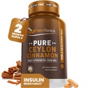 Herbtonics Pure Ceylon Cinsules Capsules 126; Sistem Imune, Manajemen Berat Berat 124; Non-GMO, Gluten Free 124; 1500 Mg - 120 Capsules