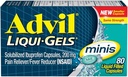 Advil Liqui- Gels Minis, 80 Capsules Per Botol (5 Botol)