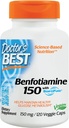Doctor 's Benfotiamine Vegetable Capsules, 150 mg, 120 Count