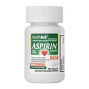 HealtA2Z ® Aspirin 81 mg 142; DYE Free Avels 124; Low Energy 124; 200 Counts 14; Reduces Minor Aches Muscle Pain & Cramps 124; Fever Reducer