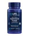 Potensi Tinggi Hidup Teroptimasi Mengabaikan - L-methylfolat - Acid Folic, 8500 mcg DFE - Dukungan Hati & Otak, Healthy Homocysteine Levels - Gluten- Bebas, Non-GMO, Vegetarian - 30 Tablet