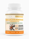 Glucosamin Chondroitin dengan Turmeric & MSM - Mobility & Flexibility Dukungan - 60 Veggie Capsules