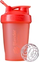 BlenderBottle Classic Shaker Bottle Perfect for Protein Shakes and Pre Workout, 20- Ounce, Coral