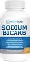 Sodium Bicarbonate 650mg Capsules Tertunda Rilis untuk Mendukung Fungsi Normal Ginjal & Ginjal Tambahan Kesehatan. Sodium Bikarbonat Dirancang untuk Dukungan Ginjal, Bantuan Asam, Alkalinitas 120 Pil