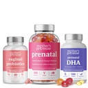 Promise Vaginal Progities + Prenatal DHA & Prenatal Vitamin Gummies Bundle