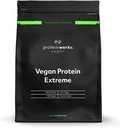 Protein Works - Vegan Protein Extreme 124; High Protein Powder 124; Plant Based Shake 124; Strawberry 'n' Cream 124; 2.20 Pounds