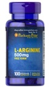 Puritan 's Pride L- Arginine 500 mg, Heart Health Support, 100 Count