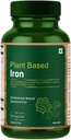 Plant Based Iron with Ferrous Fumarate, Vitamin C, Spinach & Beet Root Enriched with Natural Source of Iron - 60 Capsules