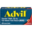 Advil Ibuprofen 200mg 200 Tablets berlapis
