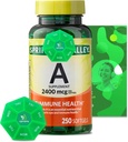 Tambahan Vitamin A 2400 mcg, 250 Softgels dengan Bundle Exclusive Vitamin & Minemin- A sampai Z - Lebih baik Ligth & Spring Guide
