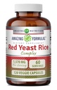 Amazing Formula Rice Merah Yeast Kompleks 124; 1570 Mg Per Serving 124; 120 Vevgie Capsules 124; dengan Alpha Lipoic Acid, CoQ10, Milk Thistle Extract 124; Dibuat di Amerika Serikat